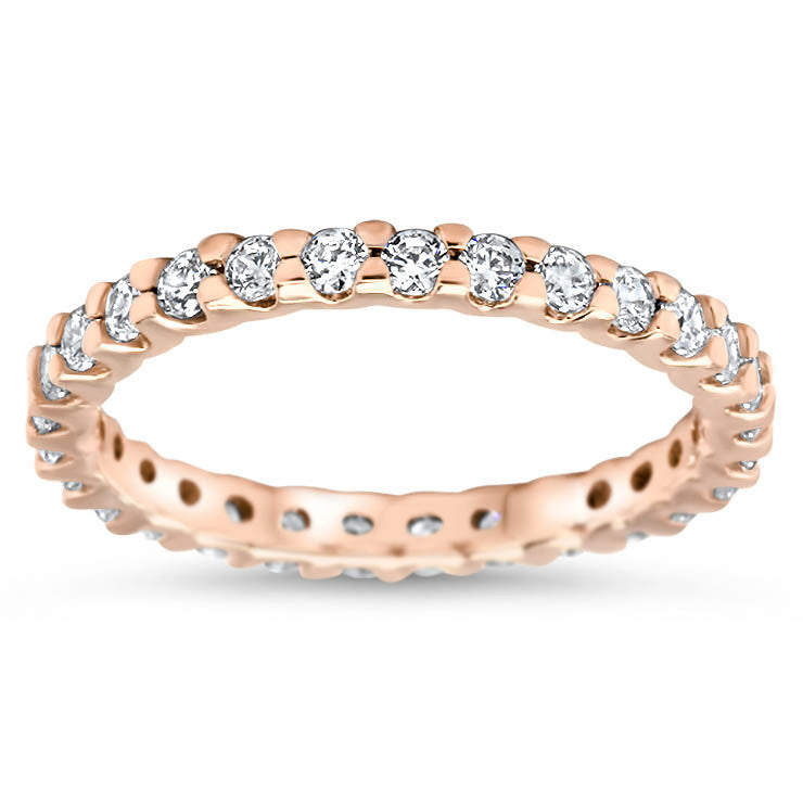 Diamond Eternity Wedding Band -  Dawn - Moissanite Rings