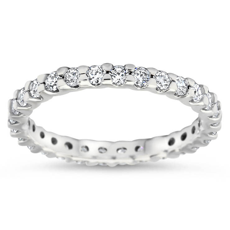 Diamond Eternity Wedding Band -  Dawn - Moissanite Rings