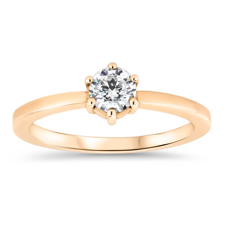 Jeffrey Levin | Solitaire Diamond Engagement | White Gold | Poet and the  Bench