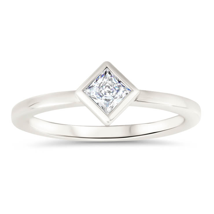 Francis & Gaye Platinum 0.70ct Princess Cut Diamond Ring - Jewellery from  Francis & Gaye Jewellers UK