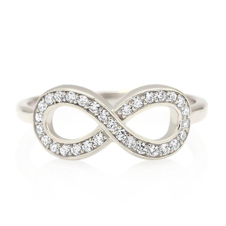 Diamond Infinity Ring