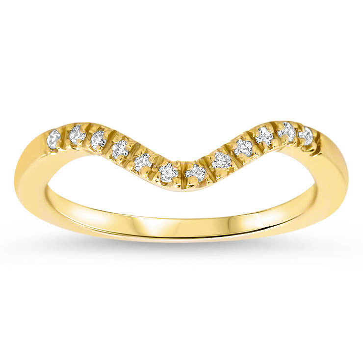 Snowflake Style Engagement Ring Plain Band Diamond Halo Matching Diamond Wedding Band - Snowflake II Set - Moissanite Rings