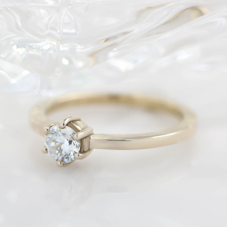 Diamond Solitaire Ring | Free-Form | Wedding Bands & Co.