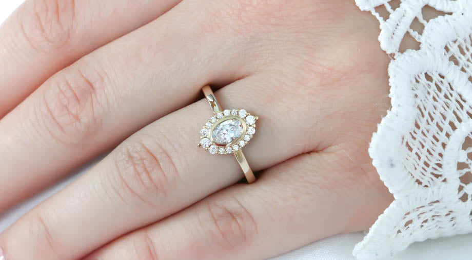 3ct Oval Moissanite Solitaire Ring in Rose Gold | Exquisite Jewelry for  Every Occasion | FWCJ