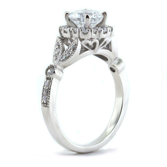 Moissanite Engagement Rings - Different sizes and shapes. – Moissanite ...