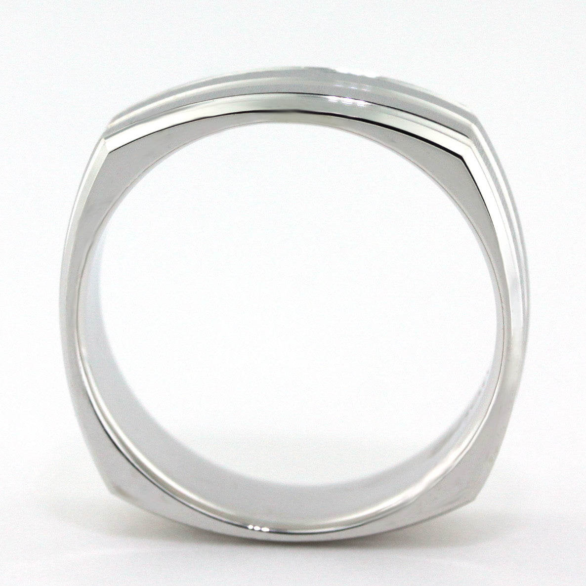 Men's Wedding Band - Andre - Moissanite Rings
