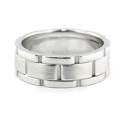 Men's Wedding Band - Home - Moissanite Rings