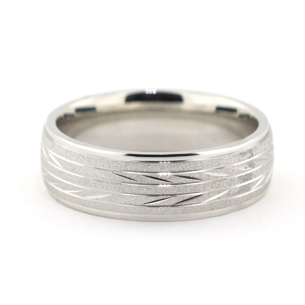 Men's Wedding Band - Sprint - Moissanite Rings