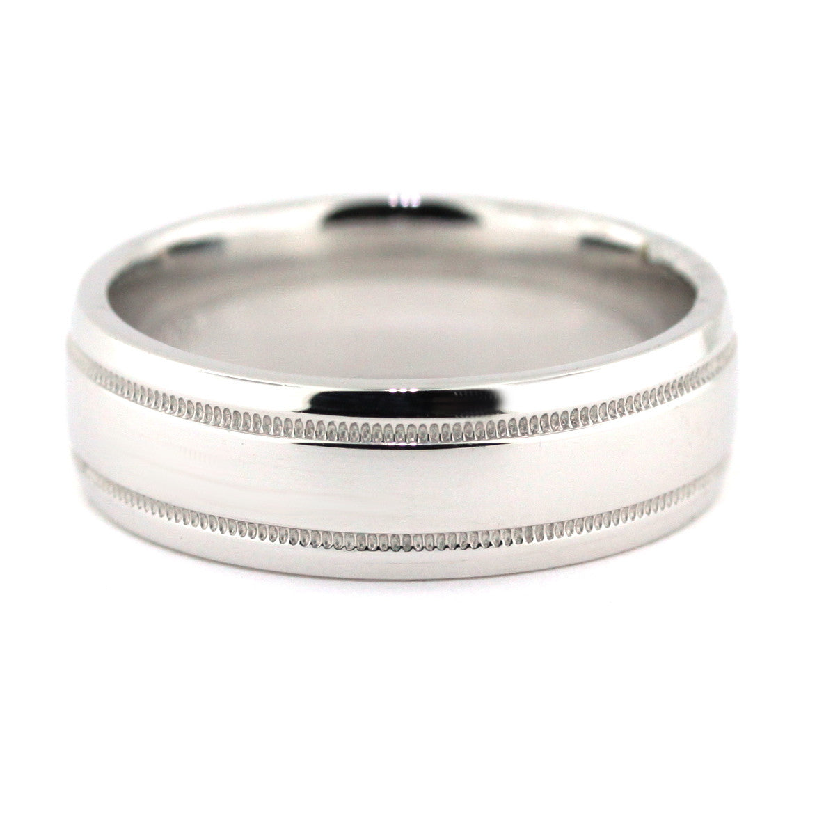 Men's Wedding Band - All Mine - Moissanite Rings