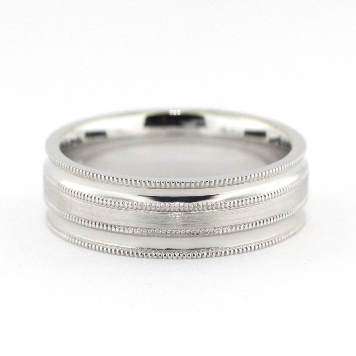 Men's Wedding Band - Hun - Moissanite Rings