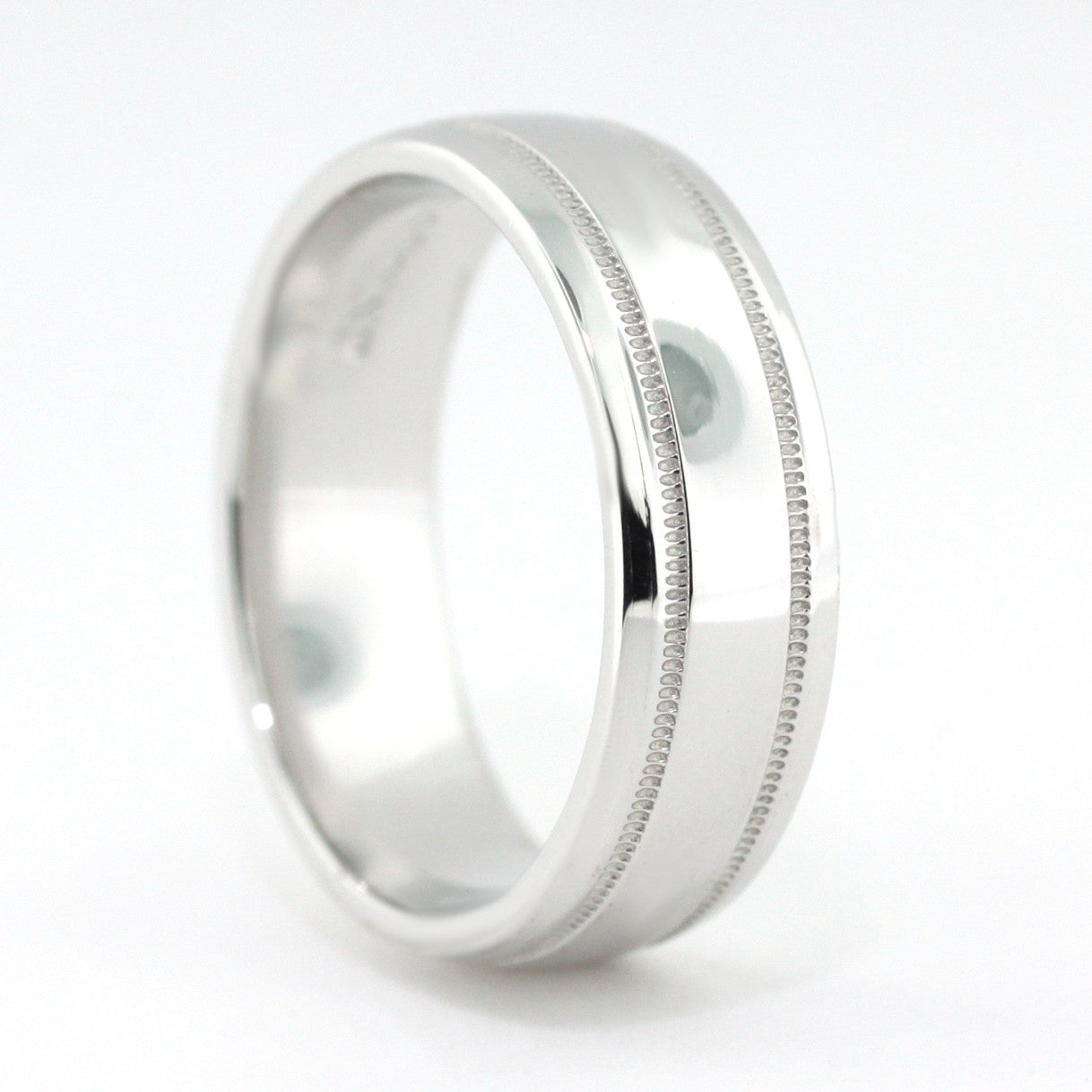 Men's Wedding Band - All Mine - Moissanite Rings