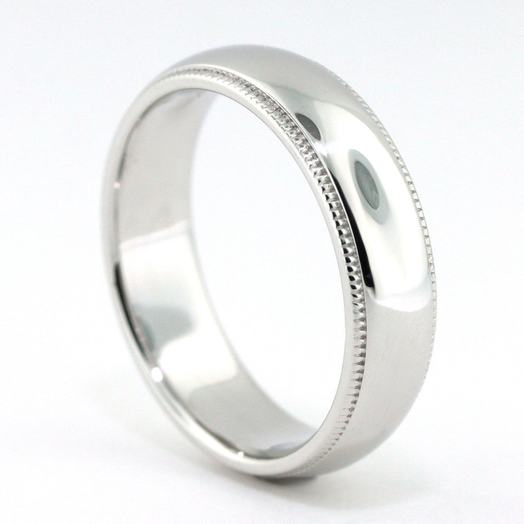 Men's Wedding Band - Carlo - Moissanite Rings