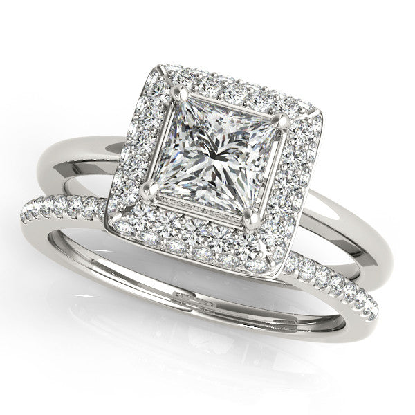 1 Carat Princess Cut Diamond Solitaire Engagement Ring With 14KT Gold, Box  at Rs 149000 in Surat