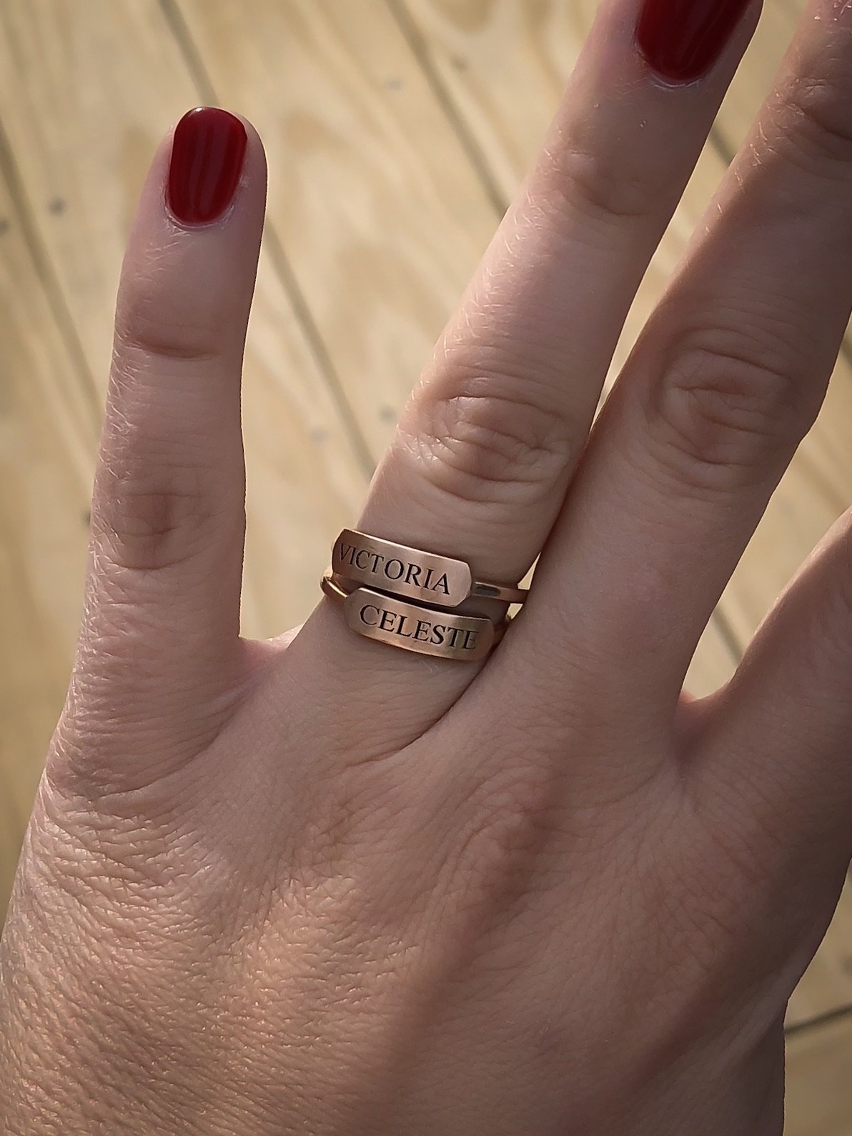 Personalized Name Ring