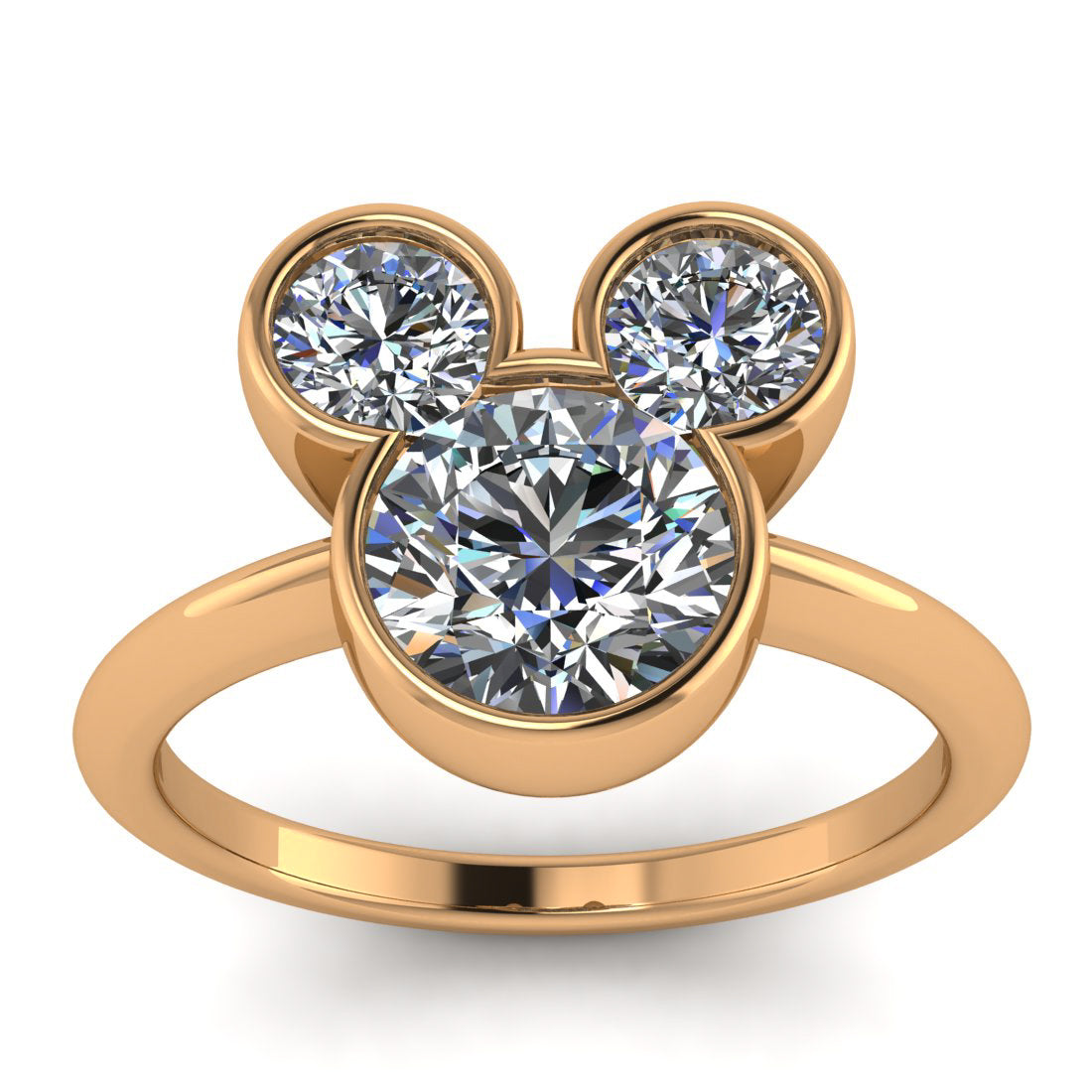 Mickey sales diamond ring